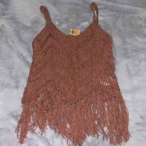 NWT American Eagle Fringe Tank Top